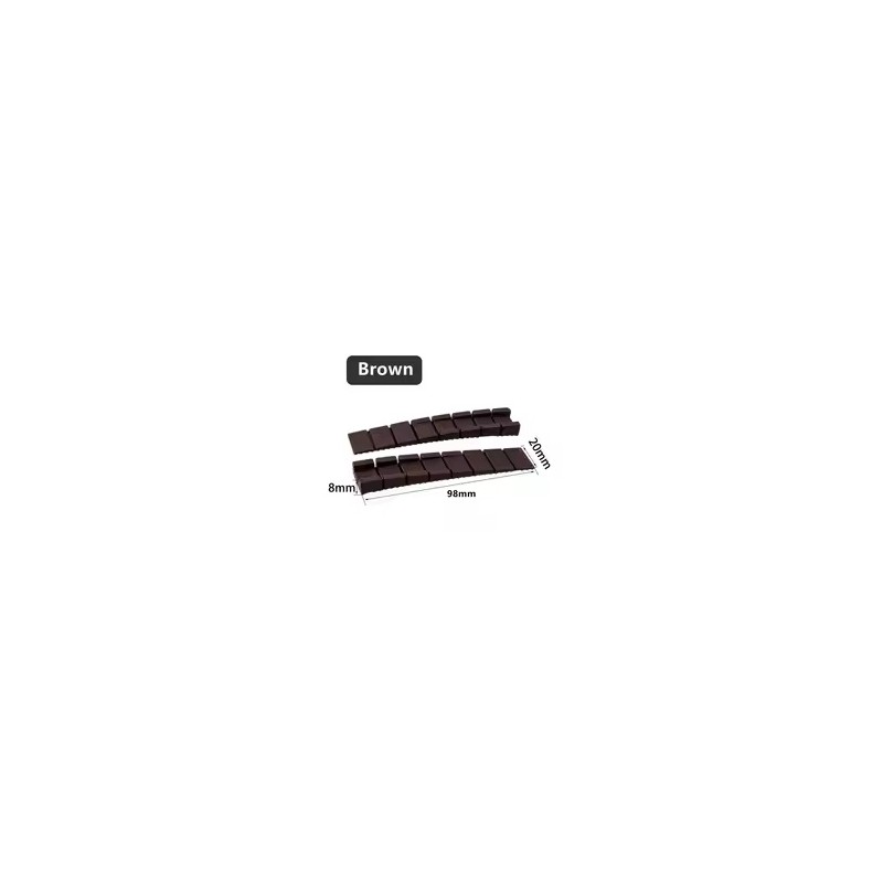 Furniture Leveling Shims for Uneven Furniture – 10-Piece Plastic Wedge