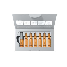 DOCTOR BABOR Radiance Ampullen Serum | 20% Vitamin C Kur, Mit Hyaluron Säure, Hochdosiert, Gesicht Pigmentflecken Minimierer, Für Glattere Haut mit Glow, Gegen Falten, 100% Vegan | 7x 2ml