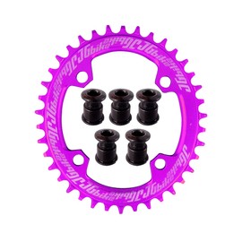 Jgbike ラウンドオーバルチェーンリング 104mm BCD chainring 30T 32T 34T 36T 38T 8 9 10 11 12スピード MTB XCトレイルe-バイクファットバイクマウンテンバイク用ナローワイドシングルチェーンリング