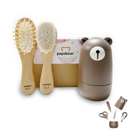 Baby Nail Clippers Set with Cute Case, Fingernail and Toenail File Set for Newborn Manicure Pedicure Gift for New Mom