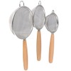 3 Pcs Kitchen Fine Mesh Strainers, Stainless Steel Wire Mesh