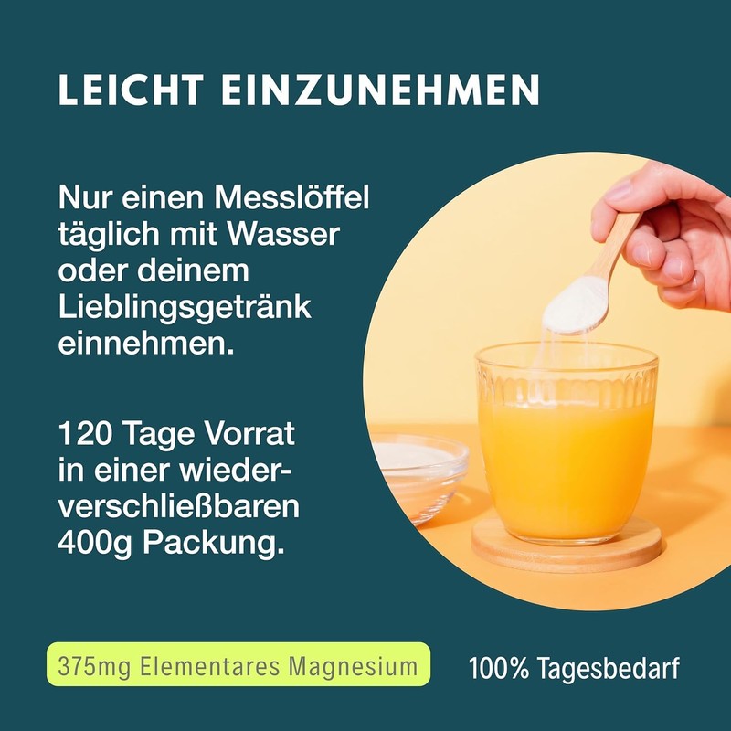 MGX Magnesium Bisglycinate Powder 400 g