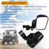 UNIGT UTV Rear Side View Mirrors Compatible with 2015+ Polaris