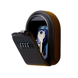 Thingymabob Secure Lockable Key Box with Combination (Black)
