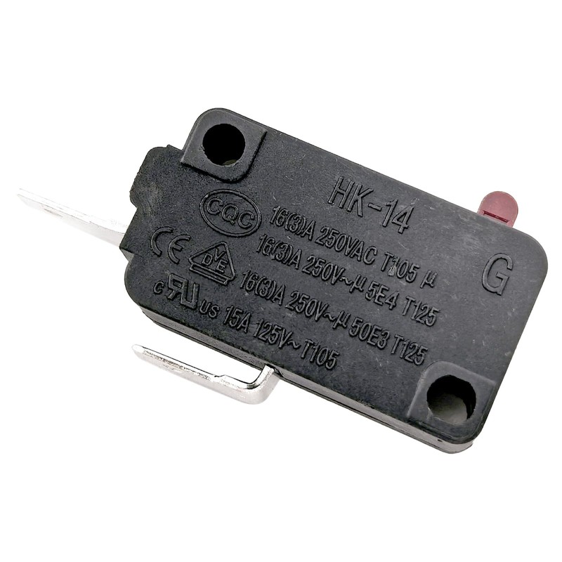 3-Pack HK-14 NO Micro Switch (Red) - 20A 250VAC SPST