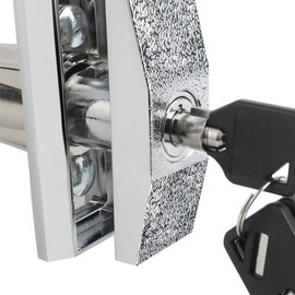Vending Machine Lock and Key, Zinc Alloy Chrome Color Single Opening Key Vending Machine Lock Cylinder for Automatic Selling Machines Industrial Tank Safe Box