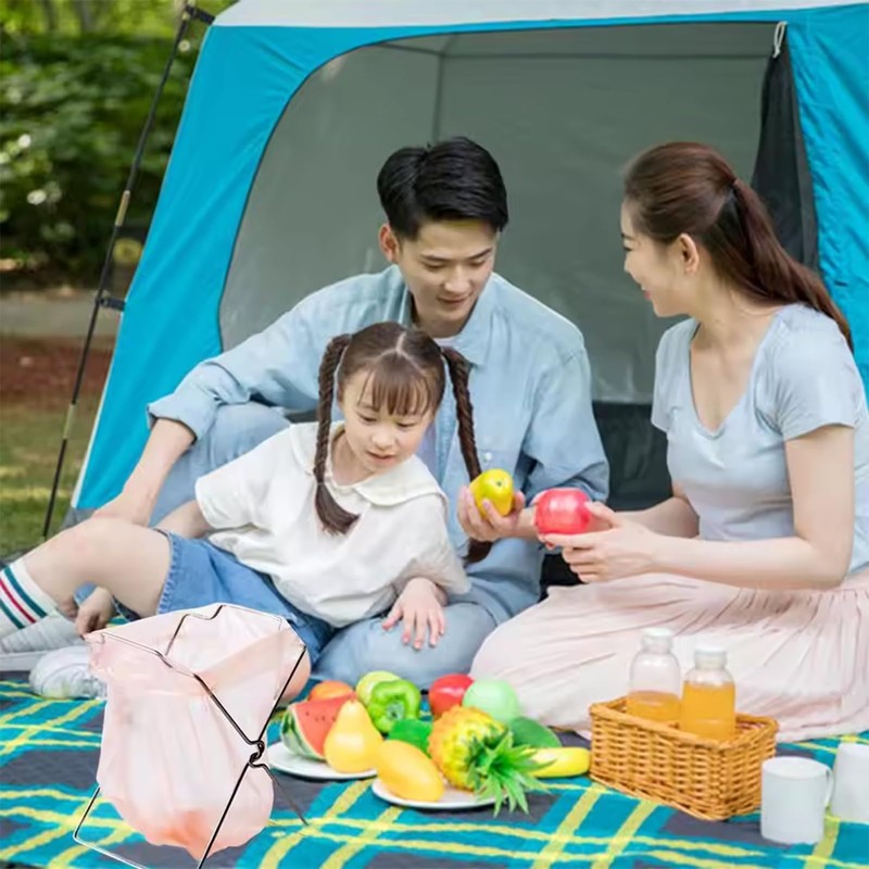 hssopa Pack of 150 Bin Liners with Carry Handle, 32