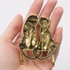 JfwuHap Small Tiger Wall Hooks, 2Pcs Towel Hooks for Bathrooms,