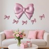 11 Pack Pink Bow Nylon Balloons for Birthday Decorations -