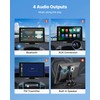 VEVOR Wireless Car Stereo, 9-Inch HD Portable Radio Touch Screen