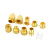 GASHER 104Pcs Brass Pipe Fittings Assortment Kit, Reducing Adapter, Hex