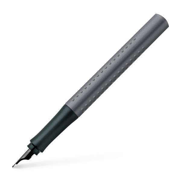 Faber-Castell Grip Edition F Fountain Pen - Anthracite, 140947