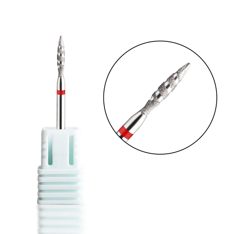 BNG Cuticle Drill Bit Flame Nail Efile Bits Professional Electric