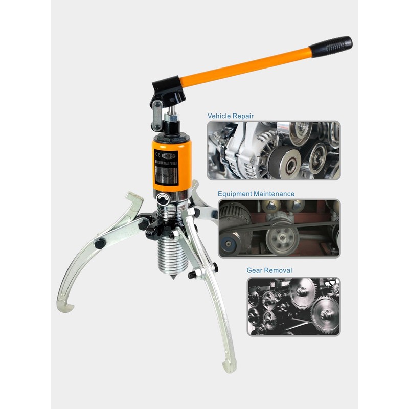 AMZCNC Hydraulic Gear Puller 5 Ton Max. Capacity Hydraulic Puller