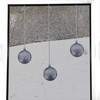 Articlings 12 x Bauble Window Clings with Glitter Patterns and