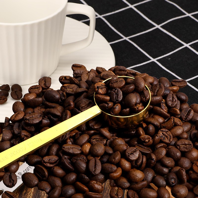 Coffee Spoon Scoop, Pack of 2 Coffee Measuring Spoons with