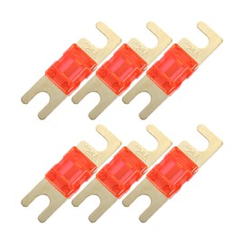 A ABSOPRO ANL Blade Fuses 125A AFS Mini ANL Fuse for Car Truck Motorcycle Boat Audio System Pack of 6