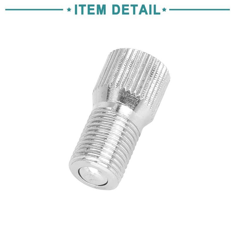 ACROPIX Tire Wheel Valve Stem Cap Extender 19mm Universal Silver