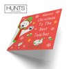 Teacher Christmas Card - Happy Christmas To The Best Teacher