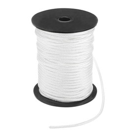 M METERXITY Recoil Starter Rope Pull Cord 3mm 30m Pull Starter Rope Nylon Pull Cord Pull Starter Rope for Mower/Chainsaw/Trimmer/Brush Cutter [White]