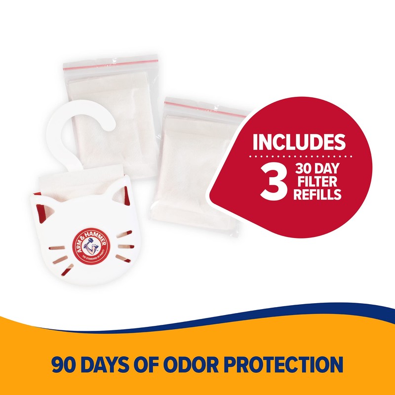 Arm & Hammer Cat Litter Pan Purrifying Pak, Removeable 30