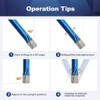BRSCHNITT 16mm Diamond Hole Saw Drill Bit - 2pcs/Pack, Hex