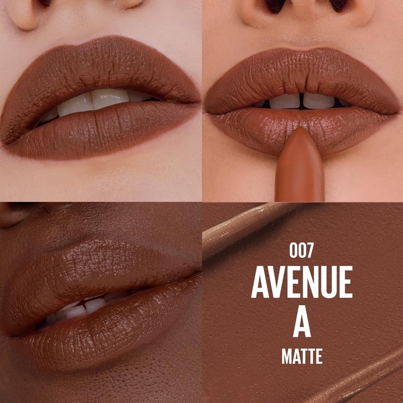 Maybelline Serum Lipstick Labial en Barra Hidratante Mate Avenue A