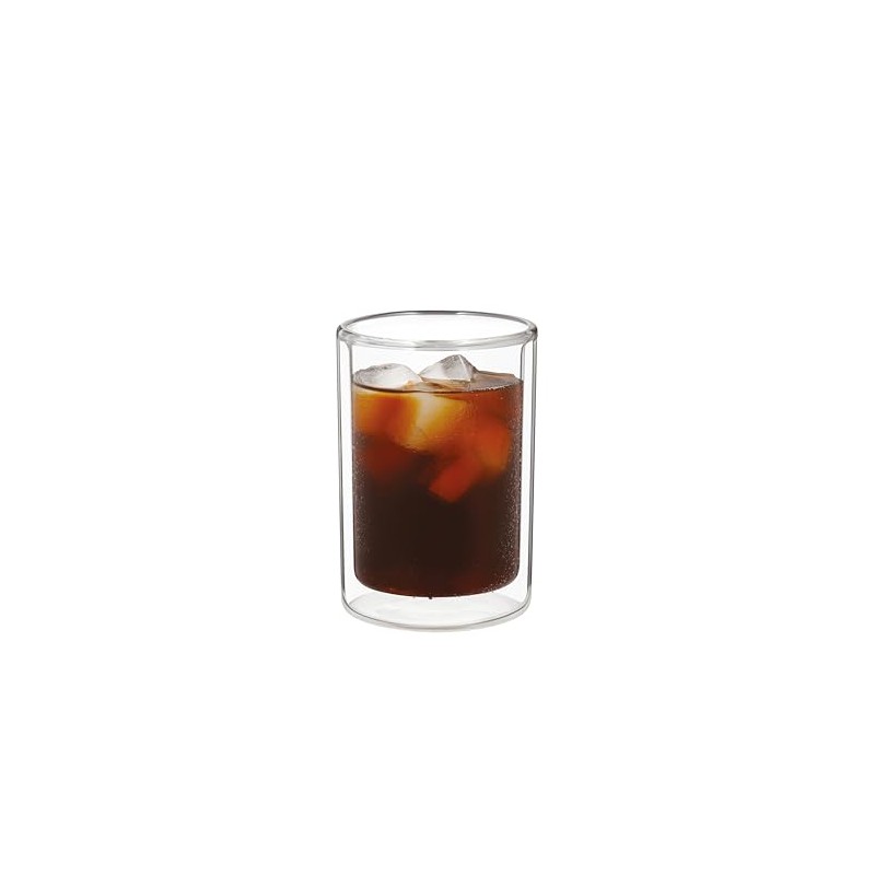 De'Longhi Double Wall Cold Brew Glass Small, (7.4fl oz/220ml) Set