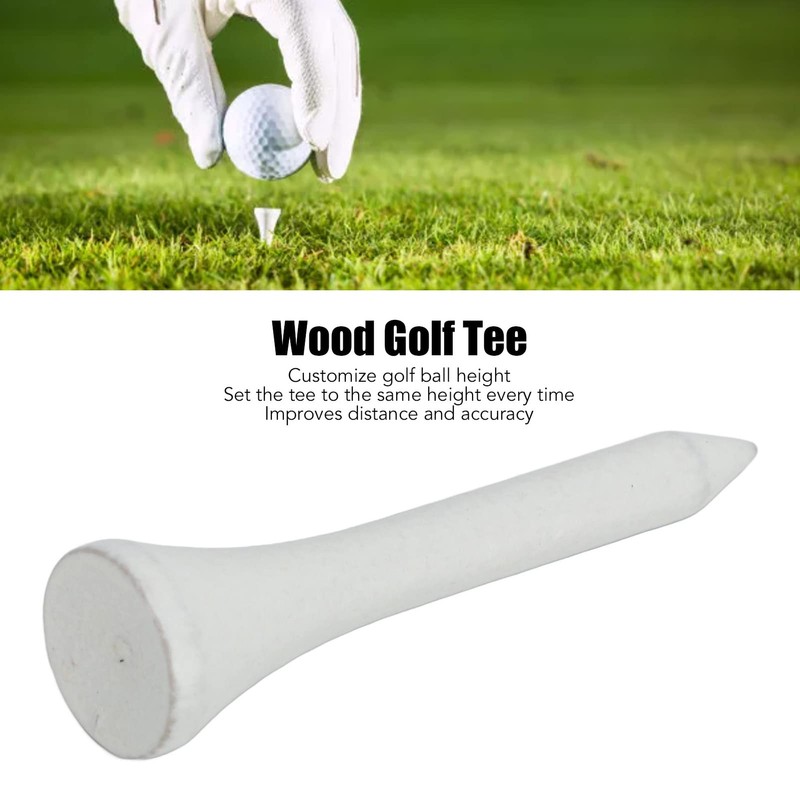 Alomejor Tees de Golf Profesionales, 50 Piezas de Madera de