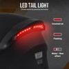OUMURS DOT Motorcycle Full Face Helmet, Modular Flip-Up Dual Visor