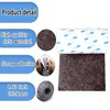 Cuttable Felt Furniture Pads with Sticky Backing,40x6 inch Self Adhesive