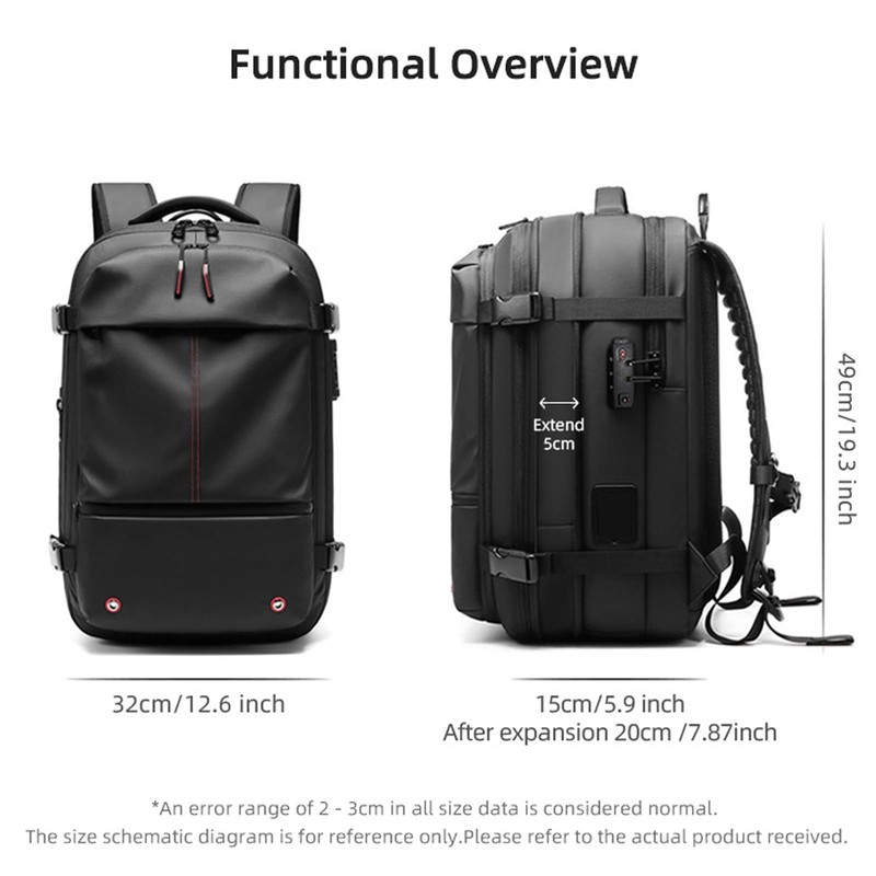 FANJUN-AMTECH vac space backpack，compression backpack for travel，travel vacuum bags for