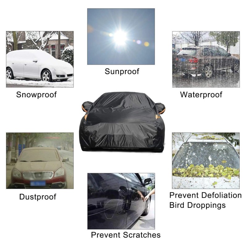 COLOR RAIN TIME Full Car Covers For Sedan Car Cover