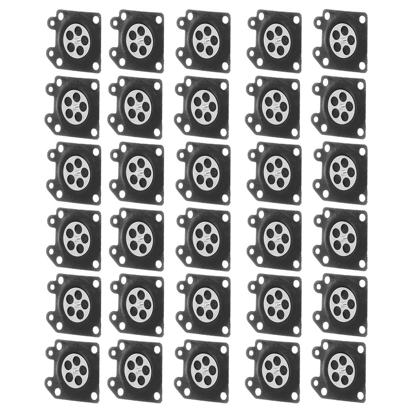 Aqur2020 Carburetor Parts, 30Pcs/Set Carburetor Diaphragm Gasket Chainsaw Accessory for