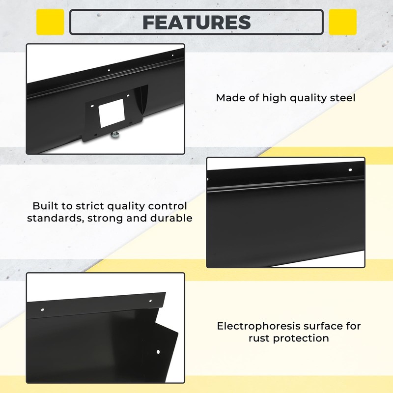 KUAFU Roll Pan Compatible with 1999-2006 Chevy Silverado GMC Sierra