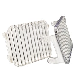 OZ-USA POD Light Cover 3" Clear Flood Diffused Lens for Cube Fog Lights Off Road Motorcycle Truck SUV ATV Marine Vessels (1 Pair)