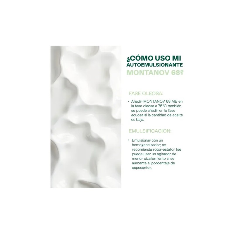 Emulsionante Natural Montanov 68 Ludika 100g para Cremas y Protectores