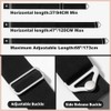 WADY 2-in-1 Travel Belt for Luggage Straps Bungees Luggage Strap