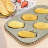 AOGVNA 6-Cup Nonstick Madeleine Pan 2 Pack Heavy Tinned Steel