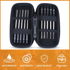 Haishine 10pcs Screwdriver Carburetor Adjustment Tool Set with Splined Pacman Double D Type for Stihl for Husqvarna for Zama for Walbro Carburetor Accessories