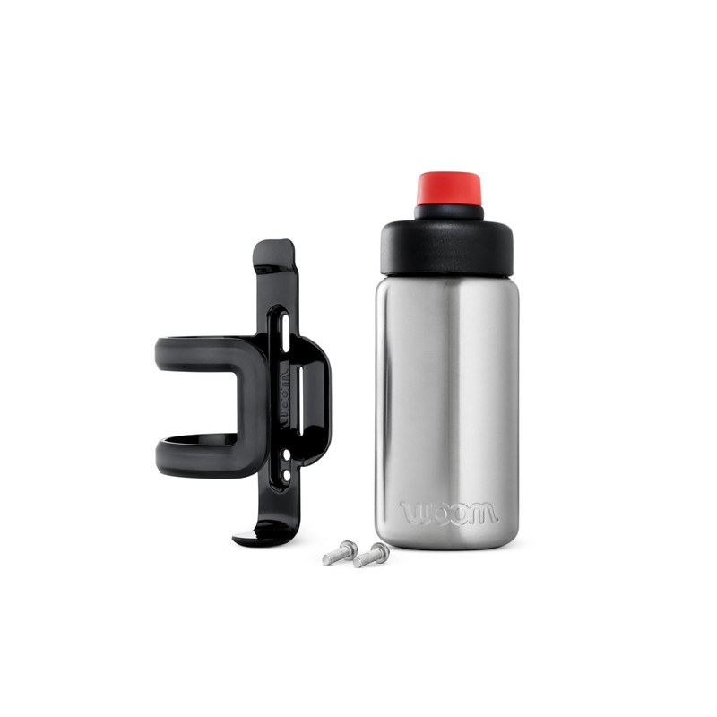 woom GLUG Stainless Steel Bottle, Water Bottle for Children, Bicycle