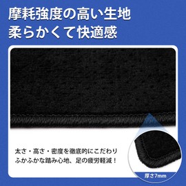 AUTO SPEC Nissan Serena C28 Series Door Step Mat, Side Step Mat, Entrance Mat, Threshold Cover, Serena Side Step, Anti-Slip, Dirt, Scratch-Resistant, Abrasion Resistant, Car Supplies, Serena November