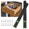 14 inch Soft Close Drawer Slides 6 Pairs Ball Bearing