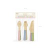 PartyDeco-Conf.18 Wood Cutlery Pastel Colours SDR8