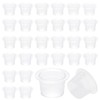 100pcs Ink Caps, Medium Ink Cups for Tattoo, Plastic Glue