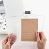 3D Embossing Folder for Card Making Texture Wood Panel Line