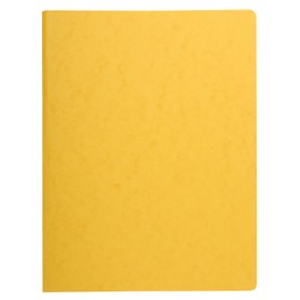 Exacompta 240135E Spiral File Spring Mechanism Manila Cardboard DIN A4 Capacity up to 300 Sheets 425 g Yellow