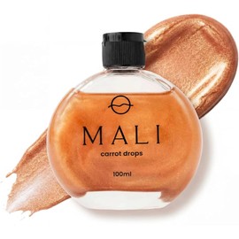 Bronceador Mali Ingredientes 100% Naturales, Aceite de Zanahoria Acelerador de Bronceado Hidratante, para pieles delicadas Libre de químicos 100ml