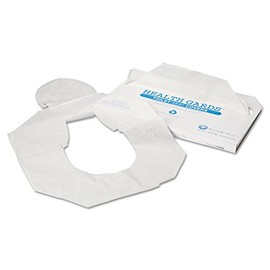 Hospital Specialty Co HG1000 Health Gards Toilet Seat Covers, Half-Fold, White, 250/Pack, 4 Packs/Carton