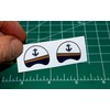 2012 - 2013 Navy Mideshipmen Football Gumball Helmets *DIECUT DECALS